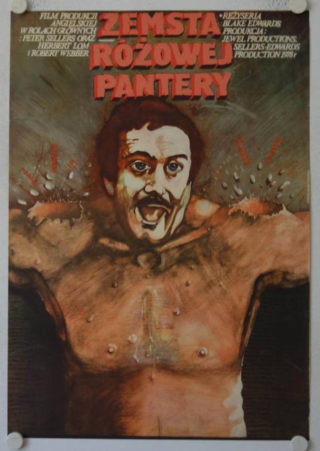 Inspektor Clouseau - Der irre Flic mit dem heißen Blick originales polnisches Filmplakat
